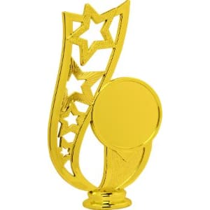 6″ 4-Star Ribbon 2″ Insert Holder Figure