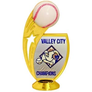 6″ Baseball Sublimatable Insert Holder Figure