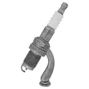 10″ Antique Silver Spark Plug Figure