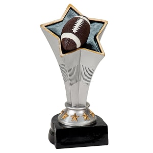 7″ Football Rising Star Resin
