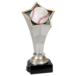 8 3/4″ Baseball Rising Star Resin