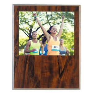 12″ x 15″ Cherry Finish Routed Plaque with 10″ x 8″ Plexiglass Window