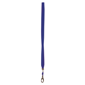 3/8″ x 36″ Blue Lanyard with Hook and Adjustable Ball