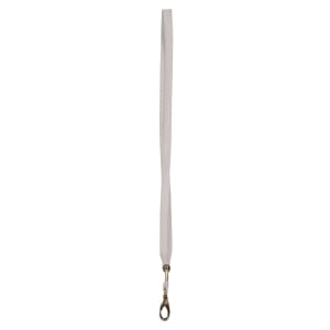 3/8″ x 36″ White Lanyard with Hook and Adjustable Ball