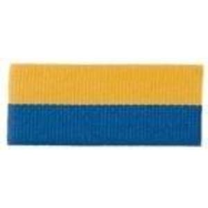 1 1/2″ Blue/Gold Neck Ribbon without Snap Clip