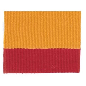 1 1/2″ Red/Gold Neck Ribbon with Snap Clip