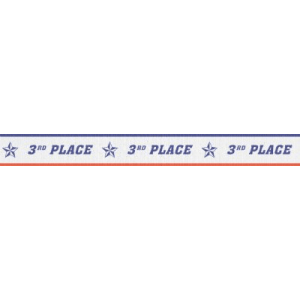 1 1/2″ 3rd Place Sport Neck Ribbon with Snap Clip