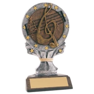 6 1/4″ Music All Star Resin