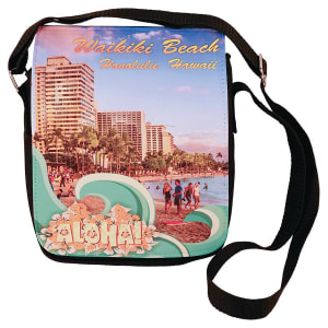 8 1/2″ x 7″ Black Sublimatable Shoulder Bag