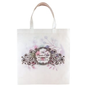 15″ x 15 3/4″ White Sublimatable Canvas Bag