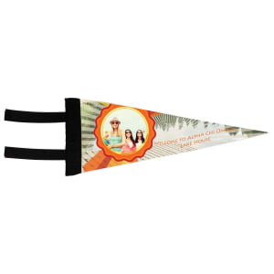 5″ x 12″ White Sublimatable Pennant