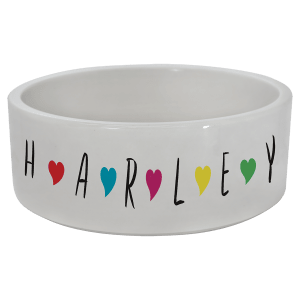 2.36″ x 6.1 Sublimatable Ceramic Pet Bowl