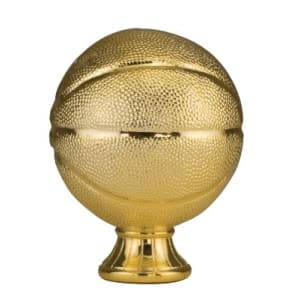 5 1/2″ Gold Basketball Resin