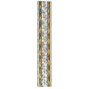 45″ Silver/Gold Rectangular Starlight Trophy Column