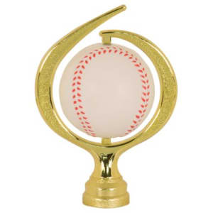 6″ Color SOFT Swirl Baseball Spinner Plastic Figure