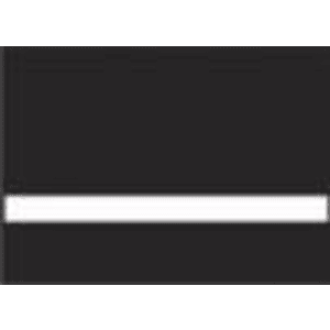 12″ x 24″ x .004″ Gloss Black/White Spectrum Lights Plastic with Adhesive