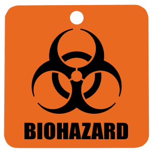 1 1/2″ x 1 1/2″ White Sublimatable Square Industrial Tag