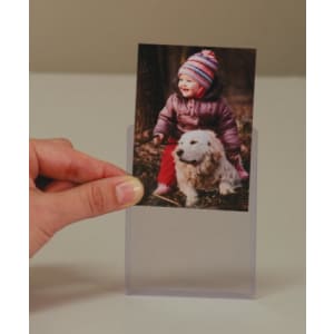 2 3/4″ x 3 3/4″ Clear Topload Photo Frame