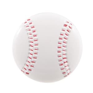 2″ Color Self-Adhesive Baseball Plastic Relief Insert