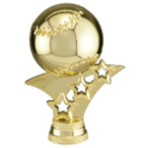 2 3/4″ Gold Baseball 3-Star Trim