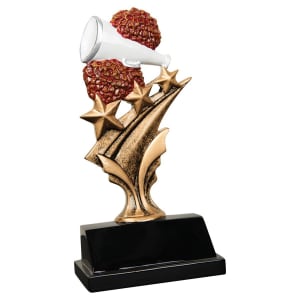 5 1/2″ Cheer Tri Star Resin