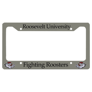 12.21″ x 6.46″ Gloss White Sublimatable Unisub Aluminum License Plate Frame