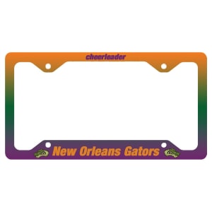 12.25″ x 6.46″ Gloss White Sublimatable Unisub Aluminum License Plate Frame