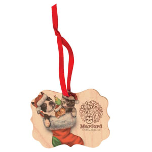 4″ x 2.75″ Benelux Matte Maple Unisub Sublimatable Ornament