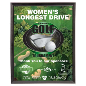 5″ x 7″ Unisub Sublimatable Plaque with Black Edge