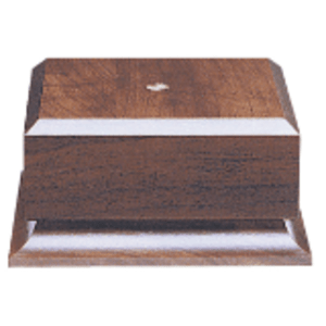 4″ x 2 1/8″ Value Cherry Finish Cup Base