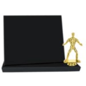 10″ x 8″ Value Black Finish Standup Plaque