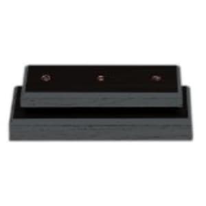 3″ x 8″ x 1″ Value Matte Black Finish Economy 2-Post Set
