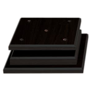 9″ x 9″ x 1 3/4″Value Matte Black Finish Economy 4-Post Base
