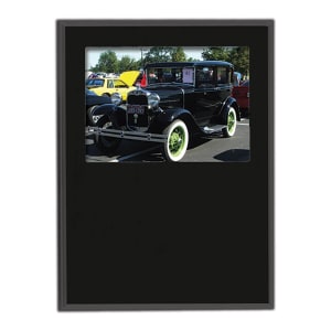 8″ x 10″ Value Matte Black Finish Slide-In Frame Plaque with 6″ x 4″ Window