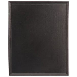 6″ x 8″ Value Solid Black Finish Plaque
