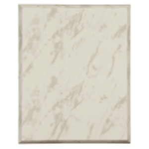 8″ x 10″ Value White Marble Finish Plaque