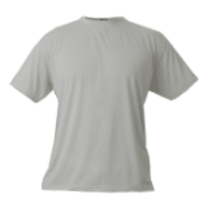 X-Small Athletic Grey Solar Performance Micro-Fiber Short Sleeve T-Shirt