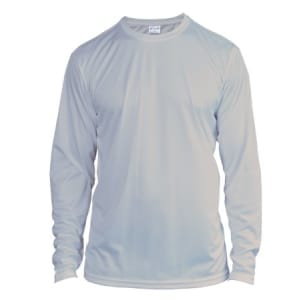 X-Small Athletic Grey Solar Performance Long Sleeve Shirt