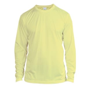 X-Small Pale Yellow Solar Performance Long Sleeve Shirt