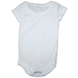 12 Month Baby Onesie in White