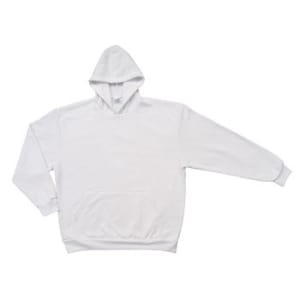 3XL White Performance Hoodie Sweatshirt