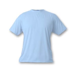 X-Large Blizzard Blue Short Sleeve Basic T-Shirt