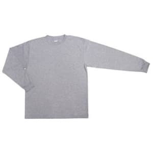 3XL Ash Heather Long Sleeve Basic T-Shirt