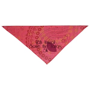 19 1/2″ x 19 1/2″ Sublimatable Bandana