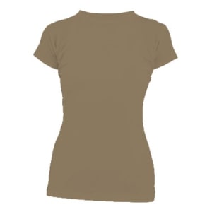 X-Small Earth Short Sleeve Ladies Slim Fit T-Shirt