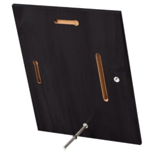 4 1/4″ x 6″ Gloss Value Black Finish Plaque with Pin