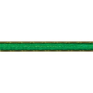 45″ Green/Gold Round Vapor Column