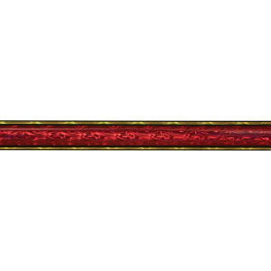 45″ Maroon/Gold Round Vapor Column