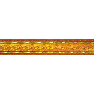 45″ Orange/Gold Rectangular Vapor Column