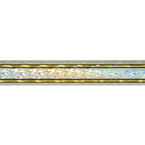 45″ Silver/Gold Rectangular Vapor Column